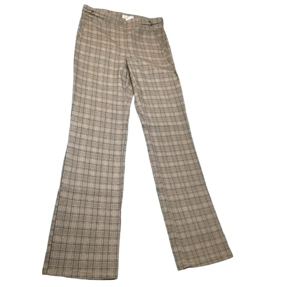 89th + Madison Pants - 89th + Madison Womens Brown Plaid Bootcut Dress Pants Stretch Size Medium